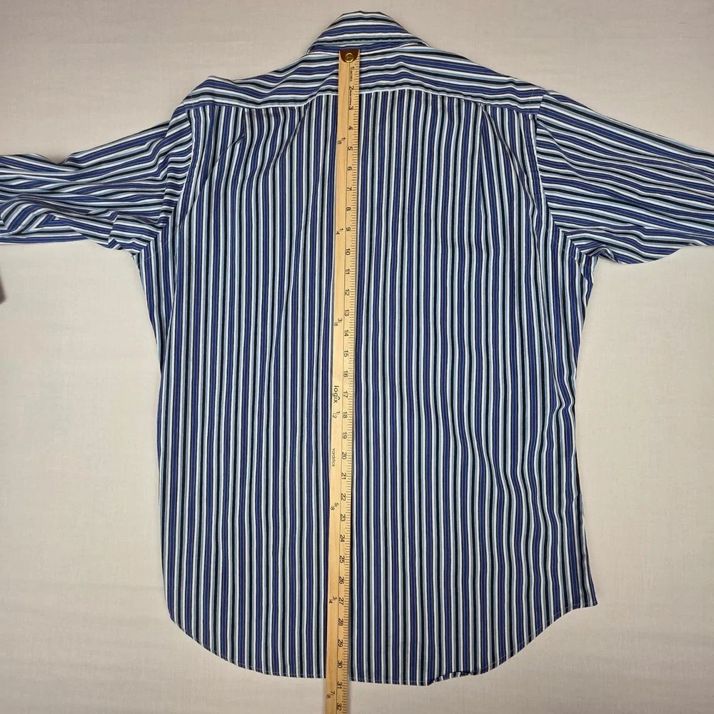 Polo Ralph Lauren Curham Classic Fit Button Down‎ Shirt Mens 15.5 Striped Cotton